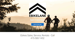 Desktop Screenshot of ebikelane.com