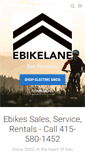Mobile Screenshot of ebikelane.com